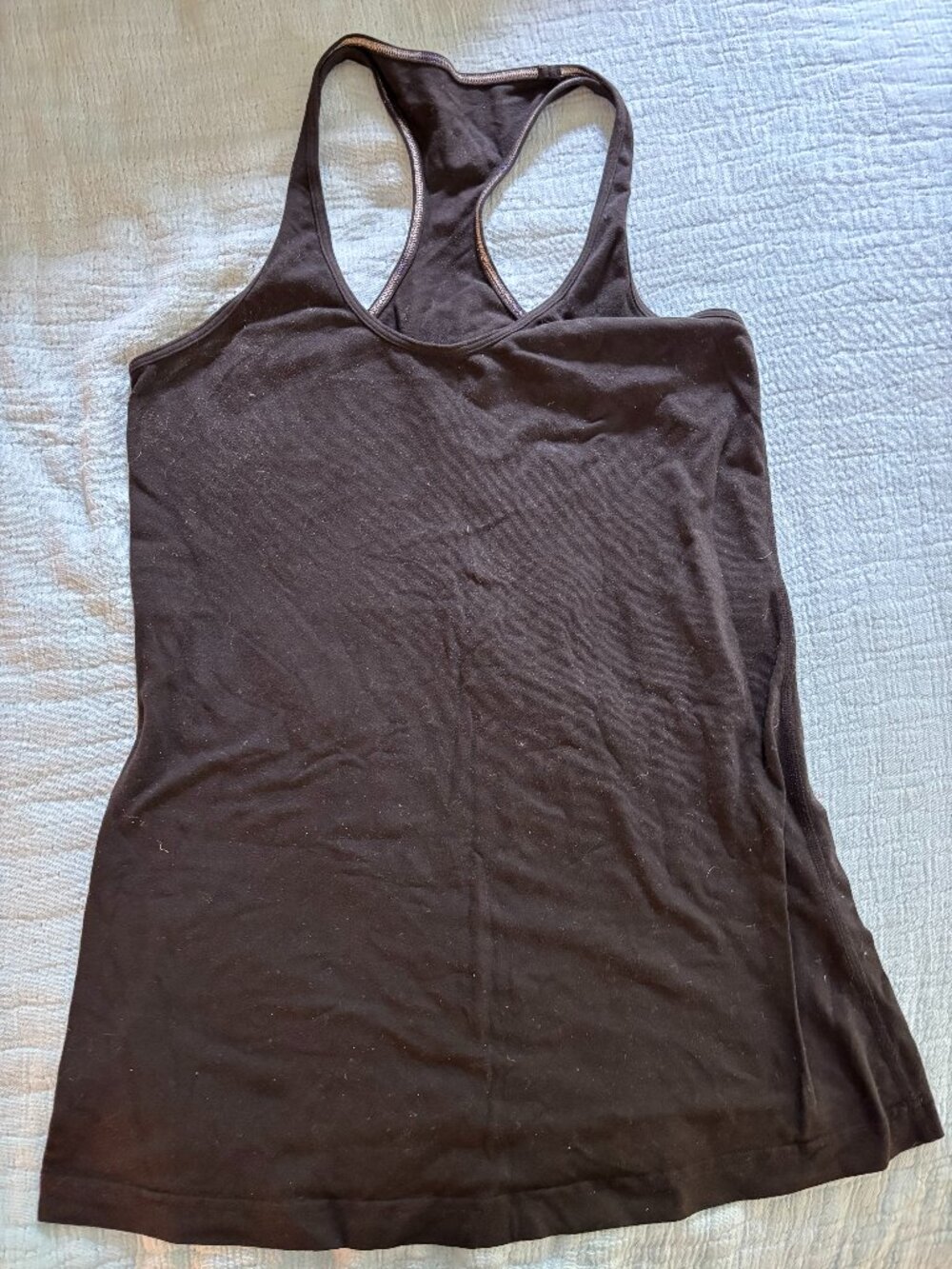 Black lululemon tank top
